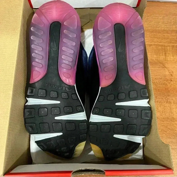 Nike Women's Sneakers - Black, Purple, Yellow - Picture 5 of 7